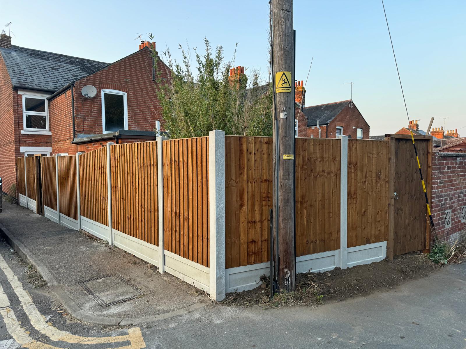 Fencing installation in Clacton-on-Sea